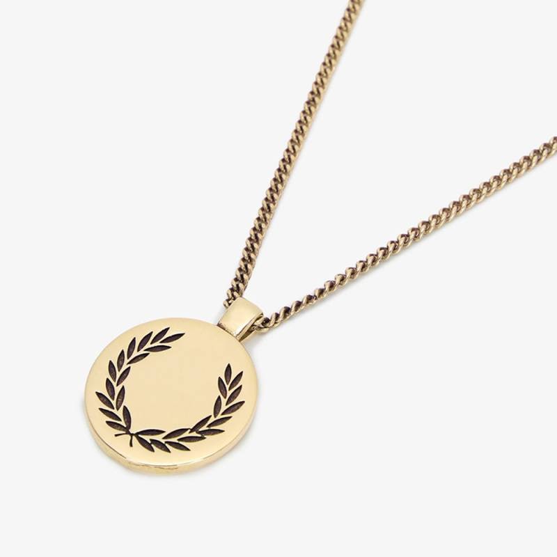 ネックレス  ユニセックス フレッドペリー  LAUREL WREATH PENDANT NECKLACE【国内正規品】 FRED PERRY MS8705