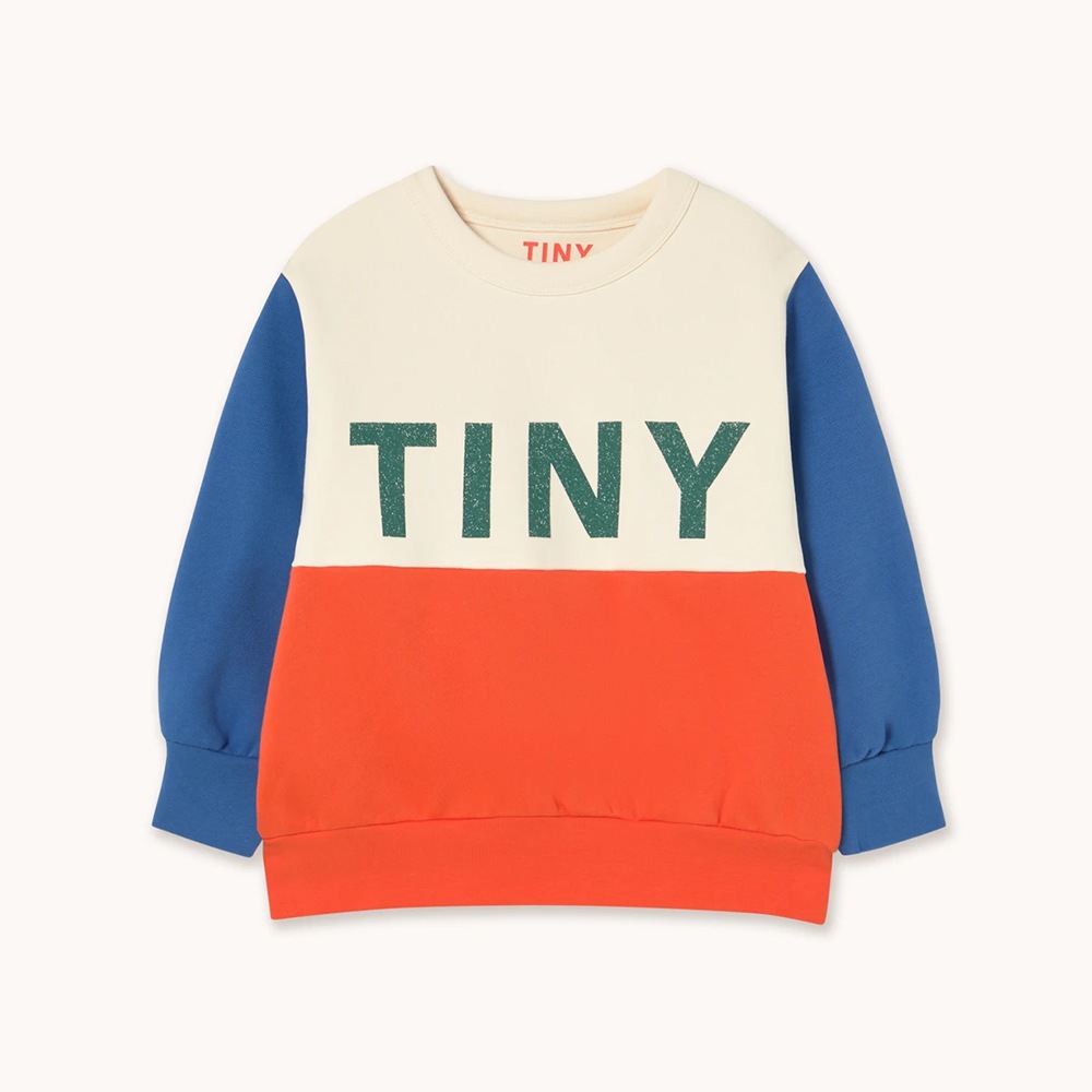 トレーナー スウェット キッズ ベビー Color Block Sweatshirt TINY