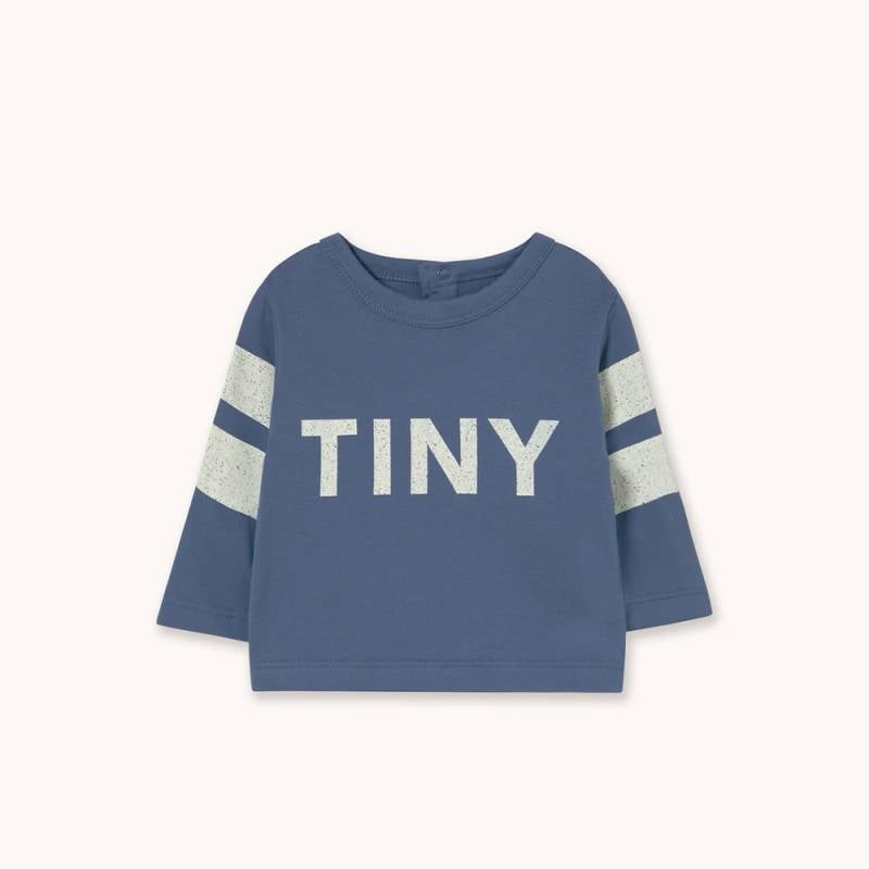 ロンT キッズ ベビー ロングTシャツ Stripes Logo Baby tee TINY COTTONS タイニーコットンズ 12m-24m【国内正規品】