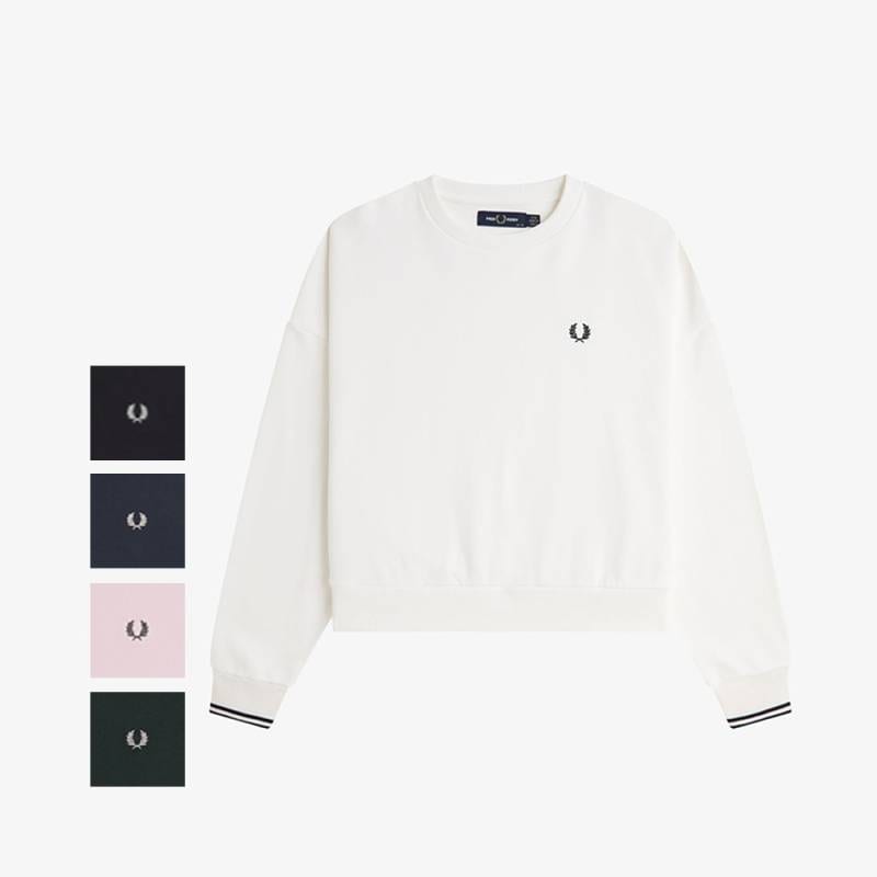 スウェット トレーナー レディース フレッドペリー TIPPED SWEATSHIRT【国内正規品】 FRED PERRY  G1148