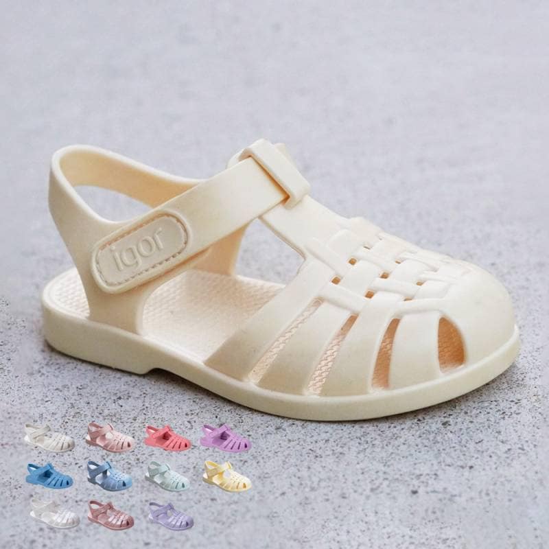 【26SS 予約 4月頃入荷】【一部即日発送】サンダル  イゴール キッズ クラシカヴイ クラシカナカル ベルクロ 水陸両用 igor CLASICA V CLASICA NACAR 11cm-21cm【国内正規品】 S10288 S10367