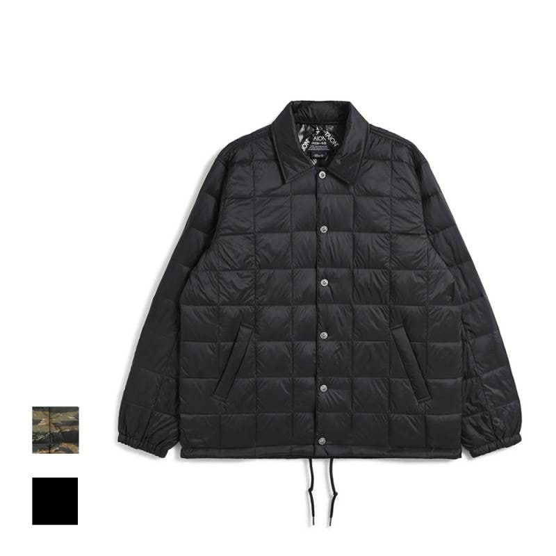 ダウンジャケット コーチジャケット ユニセックス  DOWN JACKET ベーシック ダウンコーチジャケット タイオン 体温 TAION-109CHJ