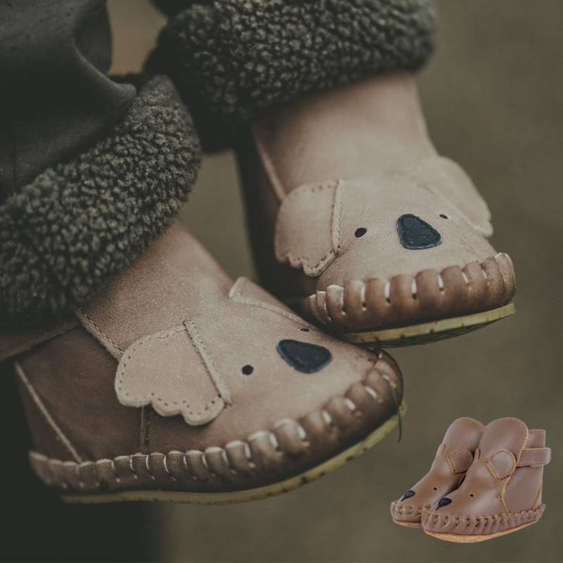 ベビーブーツ ベルクロボア ドンシェ Kapi Classic Booties Bear Koala 【国内正規品】DONSJE