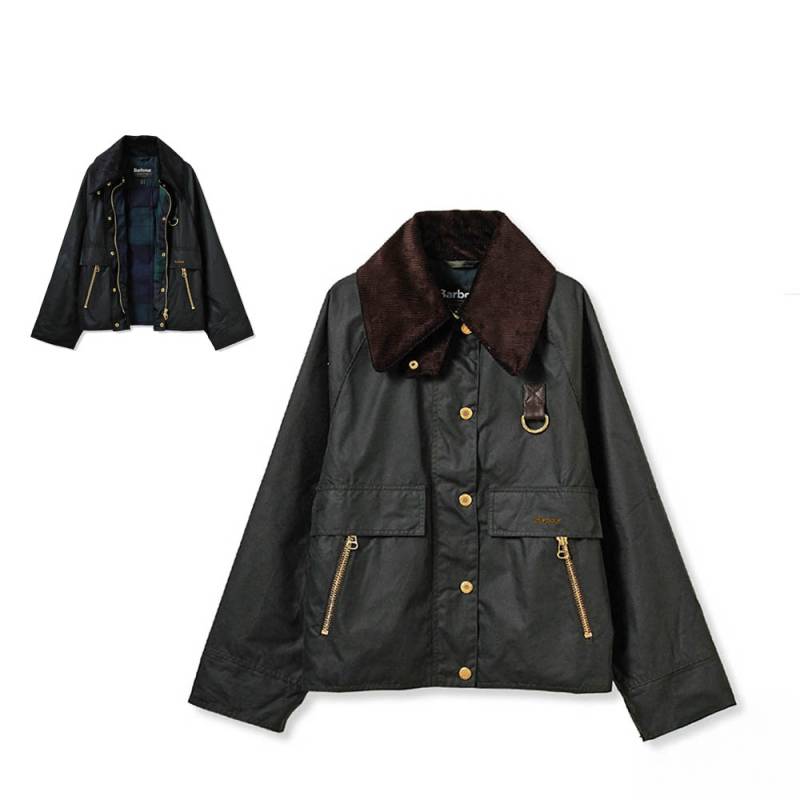 バブアー  ワックス  ブルゾン  オイルドジャケット レディース キャットン Barbour catton wax jacket【国内正規品】
