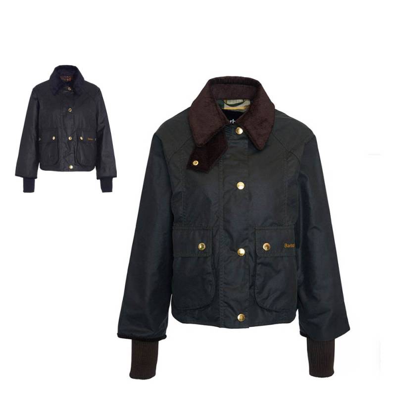 バブアー  ワックス  ブルゾン  オイルドジャケット レディース ビードネル Barbour cropped beadnell wax jacket【国内正規品】