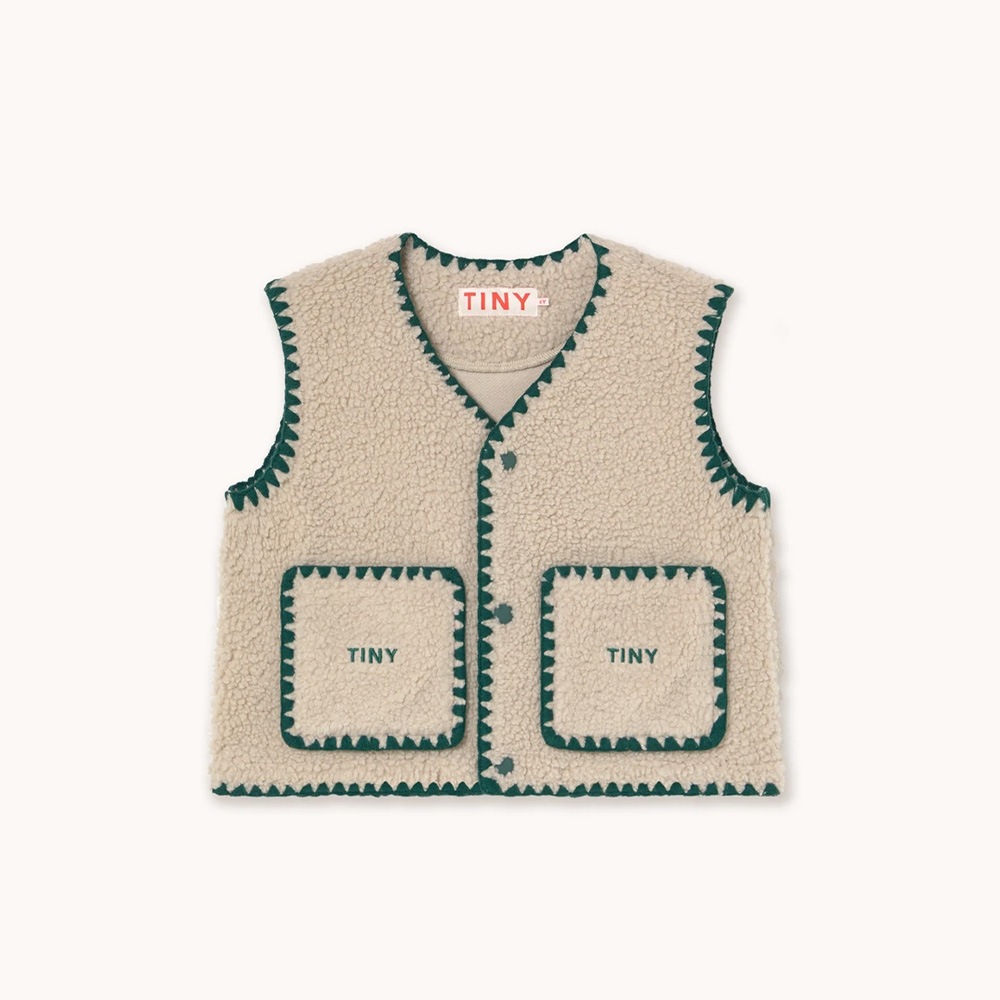 TINY COTTONS 25AW ボアベスト 3y タイニーコットンズ ボアベスト | 2歳-8歳用 - Little Lemonade Days
