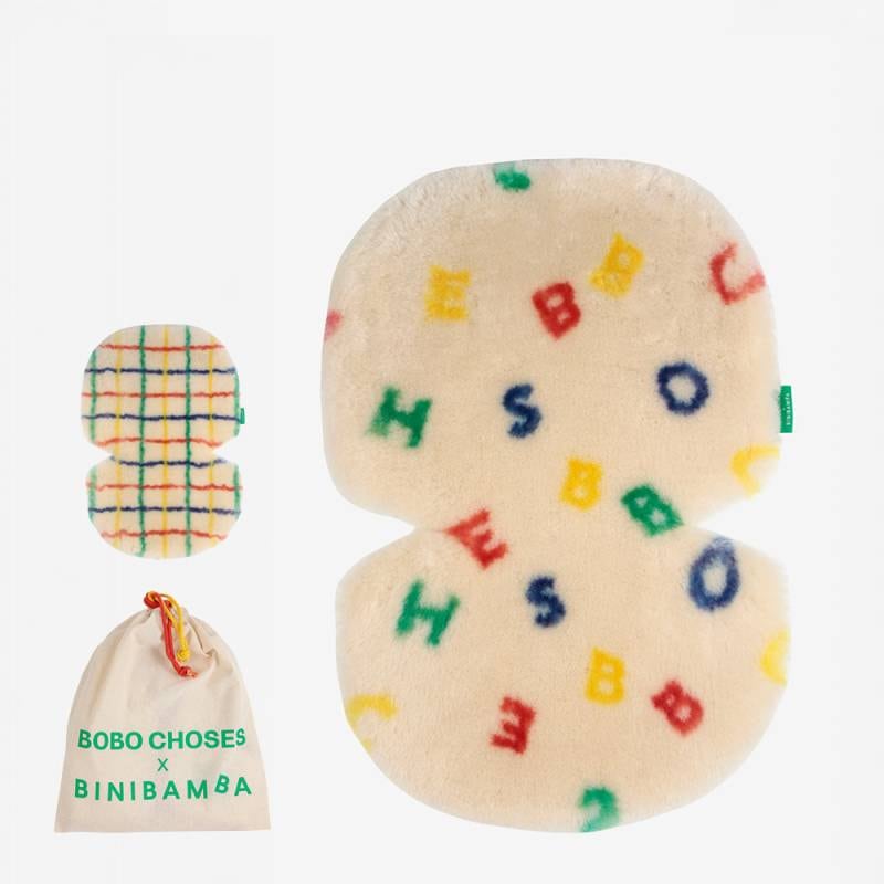 再入荷 ベビーカーマット ベビー ボボ・ショーズ ビニバンバ Bobo Choses x Binibamba Sheepskin Snuggler【国内正規品】 B225AH001 B225AH052