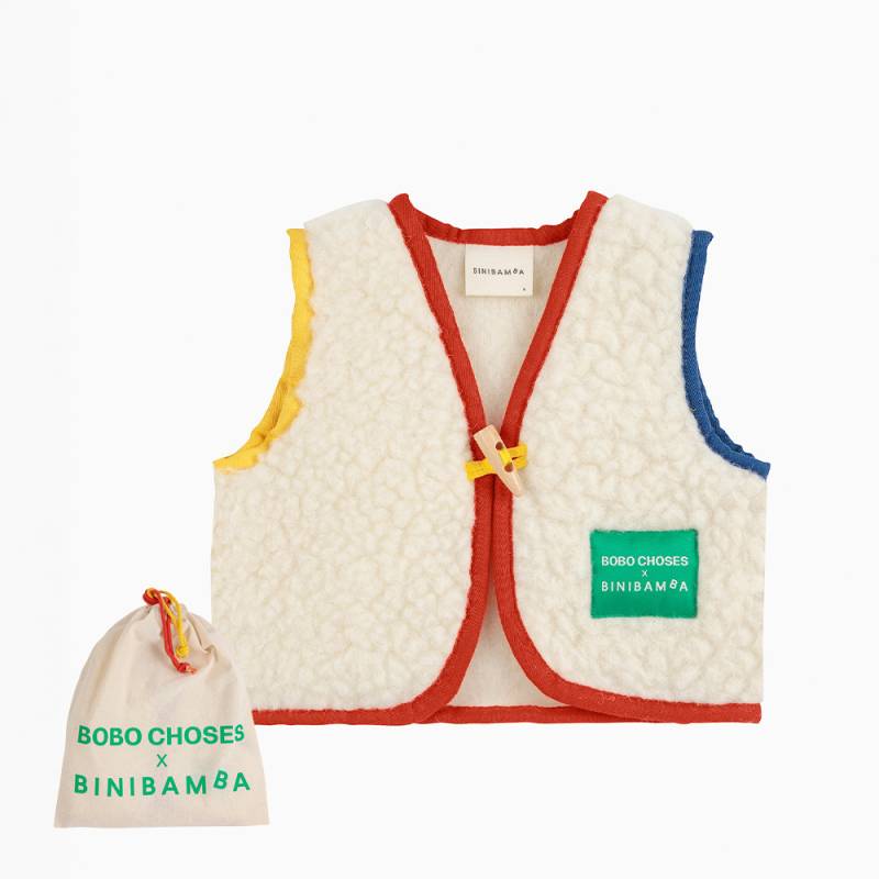 ベスト ベビー ボボ・ショーズ ビニバンバ Bobo Choses x Binibamba Snuggler Vest【国内正規品】 B225AB002