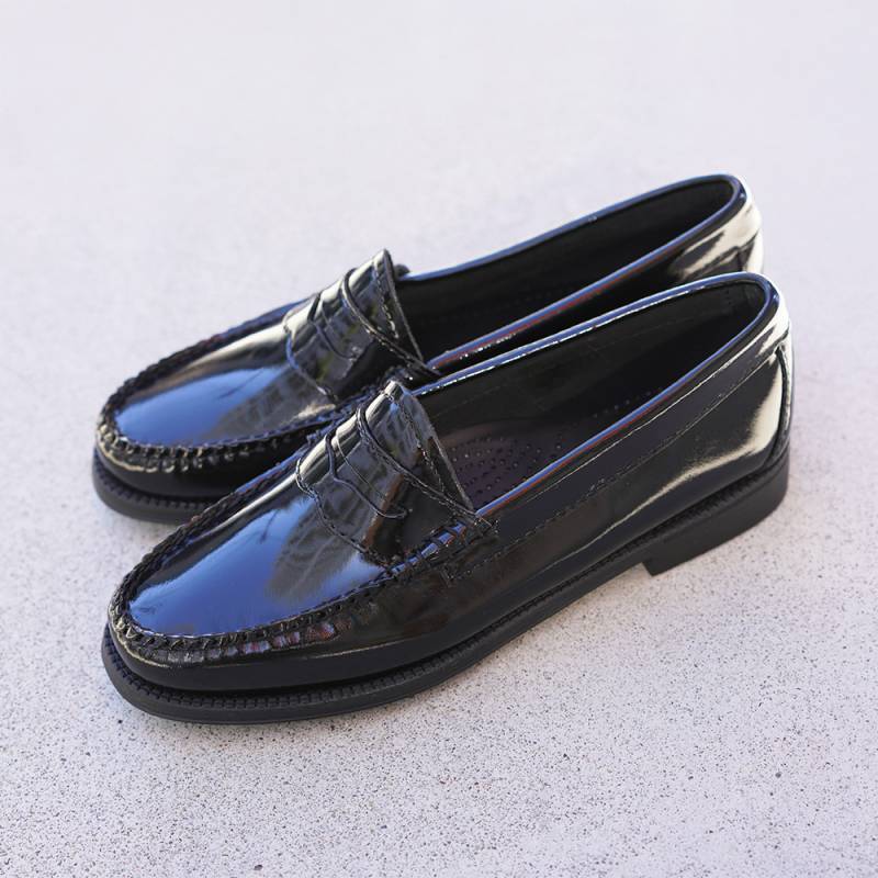 ローファー レディース パテントレザー ジーエイチバス BLACK PATENT G.H.BASS 【国内正規品】BA41711