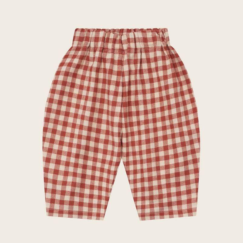 オーガニックズー　　ギンガムパンツ organic zoo (オーガニックズー) ギンガムチェック パンツ