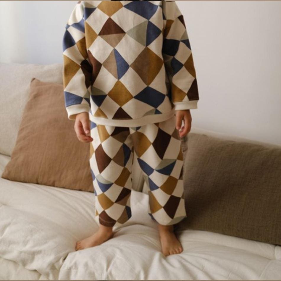 パンツ キッズ ベビー オーガニックズー Organic Zoo Kite Patchwork