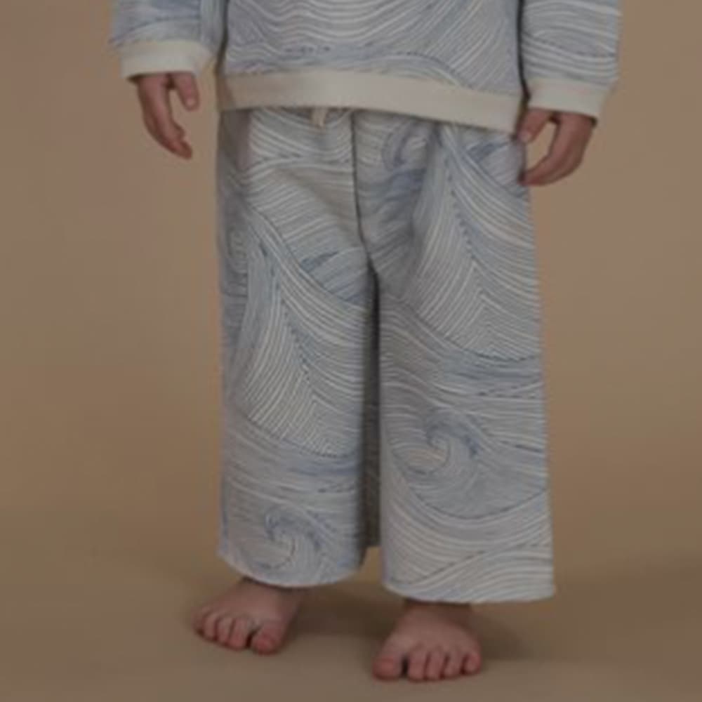 パンツ  キッズ  ベビー オーガニックズー Organic Zoo Seascape Wide Leg Pants Undyed【国内正規品】 オーガニックズー公式取扱店 ベターデイズ【25AW/OZ】 17seawloz