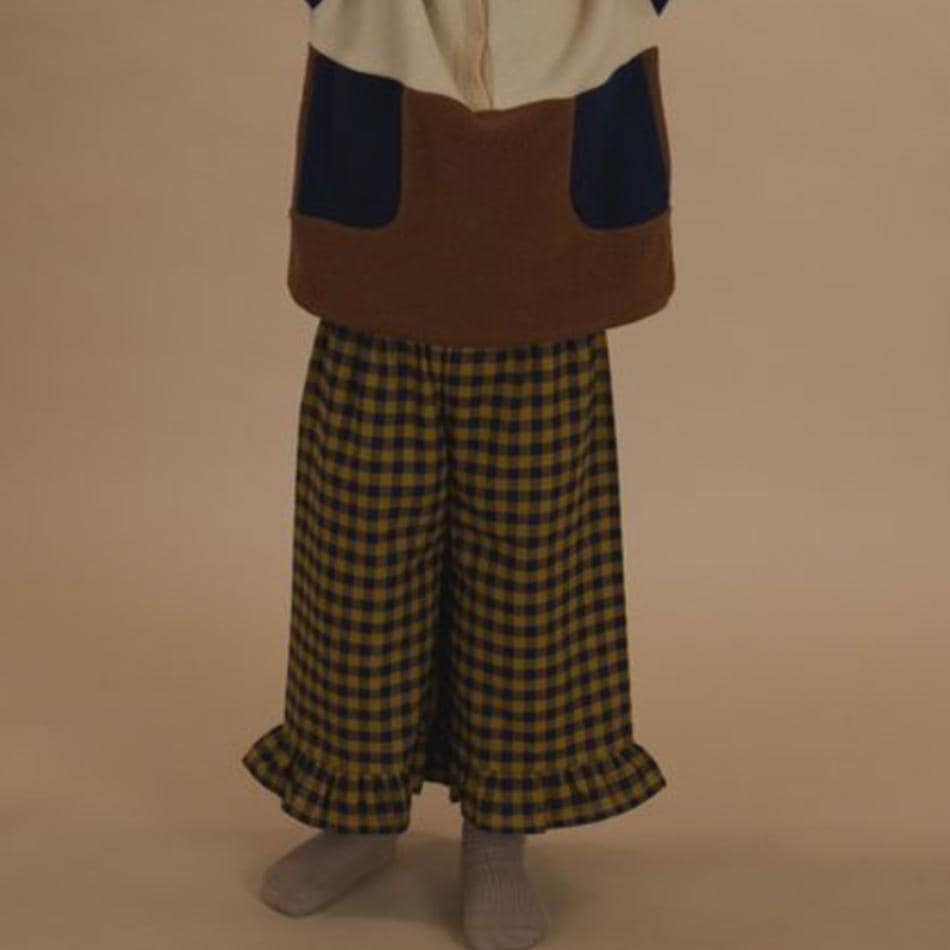 パンツ  キッズ  ベビー オーガニックズー Organic Zoo Blueberry Gingham Frill Culottes【国内正規品】オーガニックズー公式取扱店 ベターデイズ【25AW/OZ】17bbghfc