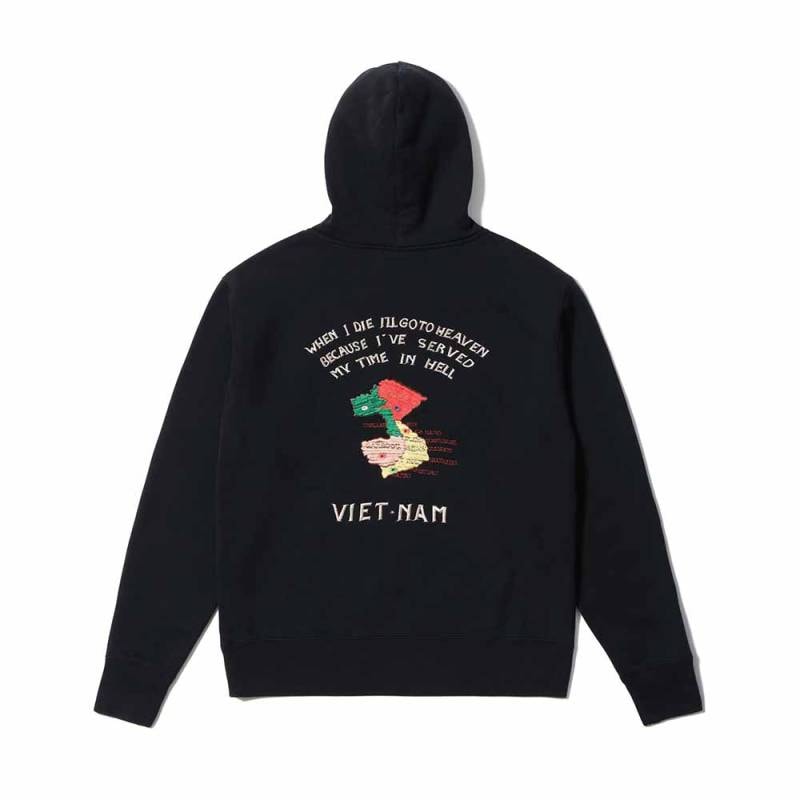スウェットパーカ フーディー テーラー東洋  ベトジャン   Lot No. TT69651 / SUKA HOODED PARKA EMBROIDERED “VIET-NAM”
