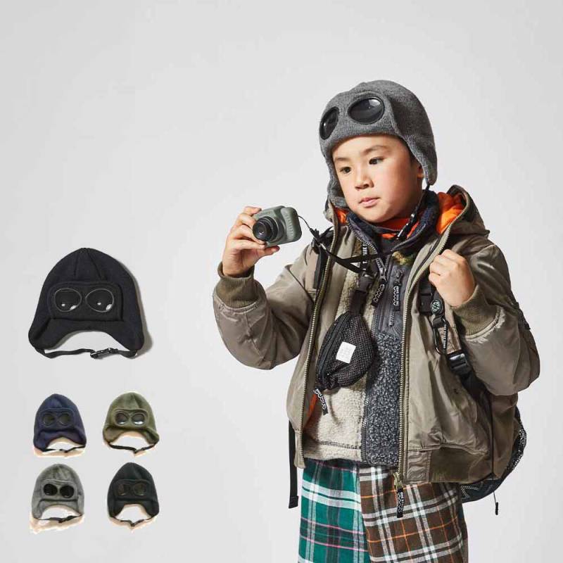 ゴーグル付き ニットキャップ キッズ ユニセックス ザ・パークショップ ニット帽 親子お揃い GOGGLE SNOW CAP KIDS THE PARK SHOP 【国内正規品】 TPS-616