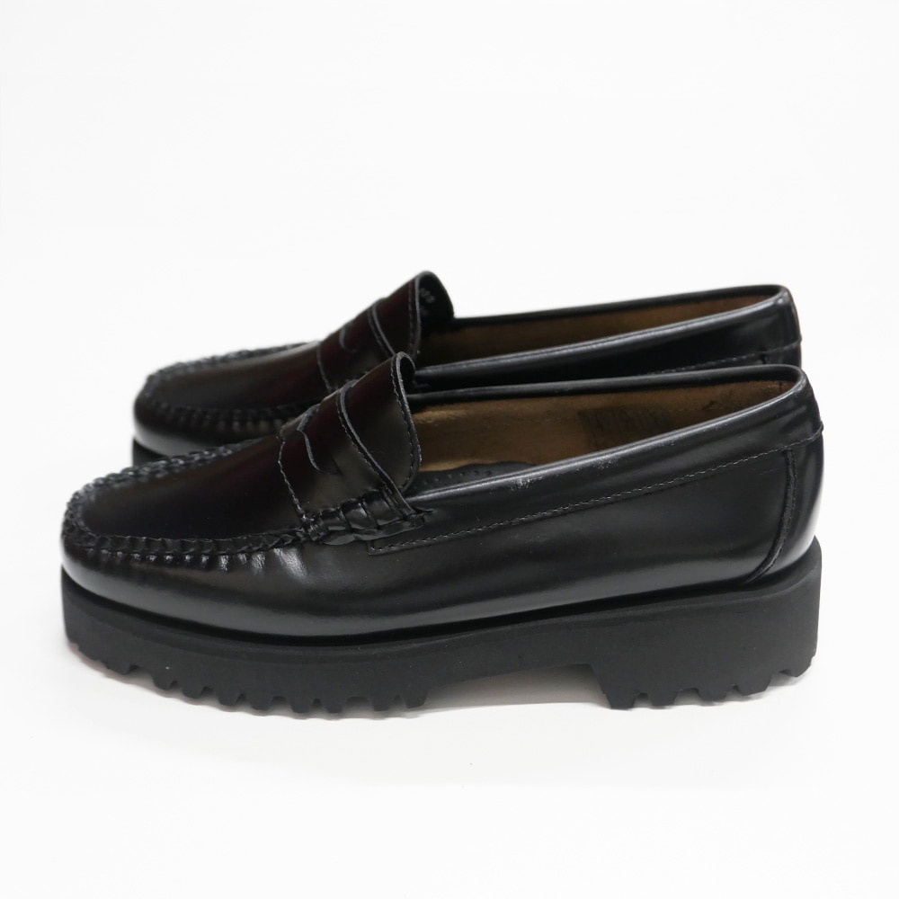 ローファー レディース  ジーエイチバス BLACK RUBBER SOLE HIGH SHINE LEATHER  G.H.BASS 【国内正規品】BA41810