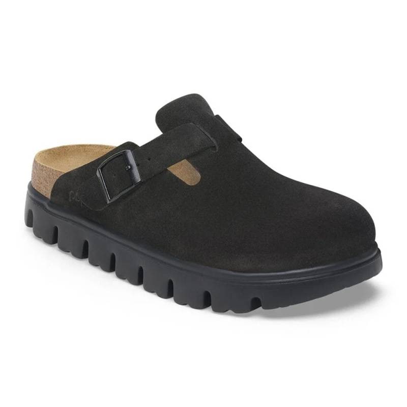パピリオ ビルケンシュトック ボストン チャンキー レディース ナロー 幅狭  Papillio BIRKENSTOCK Boston Chunky LEVE Black【国内正規品】23-25cm