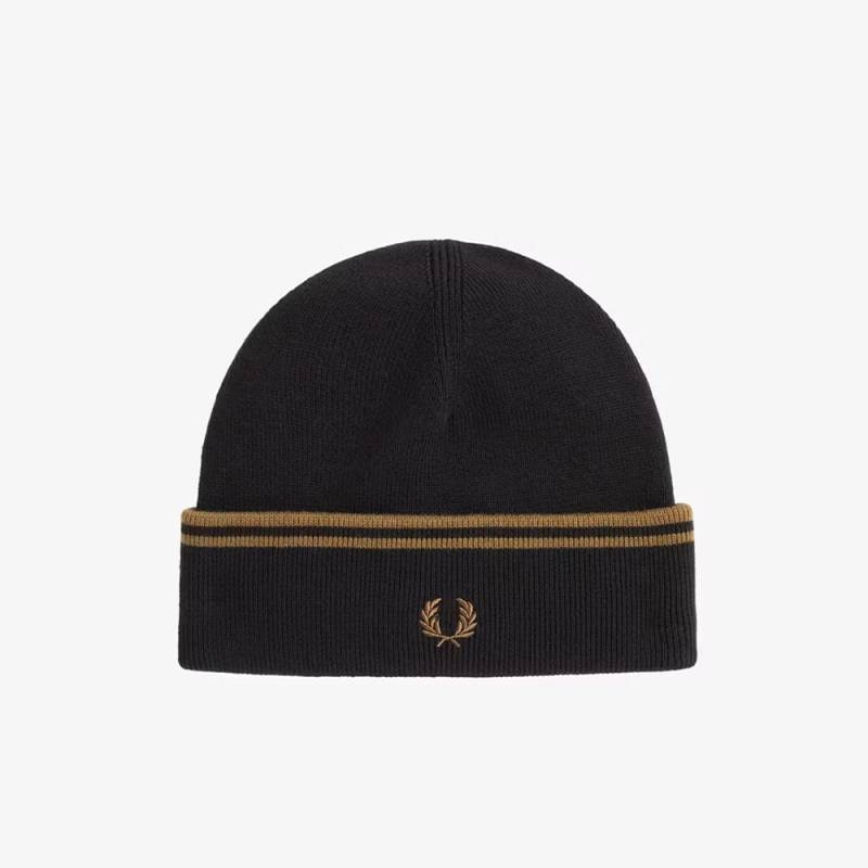 ニット帽 ビーニー ユニセックス フレッドペリー  Twin Tipped Merino Wool Beanie【国内正規品】 FRED PERRY C9150