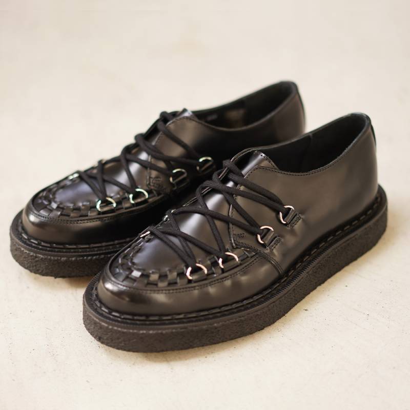 ジョージコックス ユニフォームエクスペリメント ドレスシューズ タイダウンハットン GEORGE COX uniform experiment Tie-Down Hatton Black 【国内正規品】