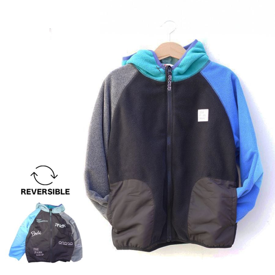 リバーシブル ジャケット キッズ フリース アウター ザ・パークショップ REVERSIBLE REFLECT JACKET THE PARK SHOP 115-145cm 【国内正規品】TPS-412