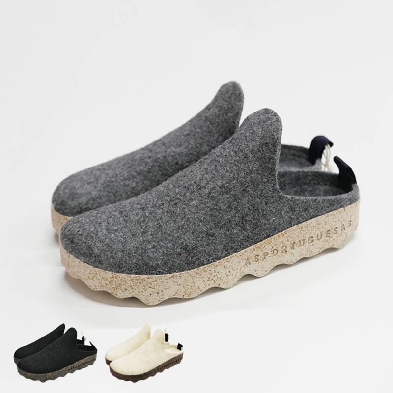 【SALE／30%OFF】スリッポン ルームシューズ アスポルトゲサス  ユニセックス FELT Round Toe Mules COME ASPORTUGUESAS【国内正規品】 23-25cm S6250