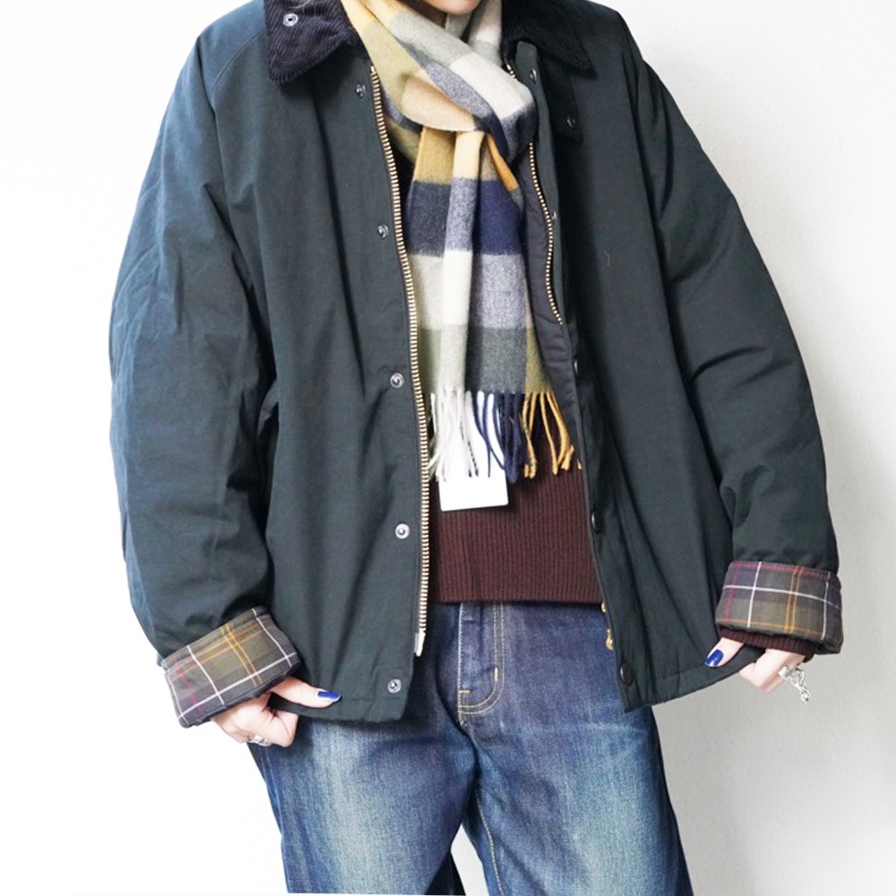 バブアー トランスポート パデッド ジャケット ユニセックス 中綿 Barbour PADDED TRANSPORT 【国内正規品】MCA1065