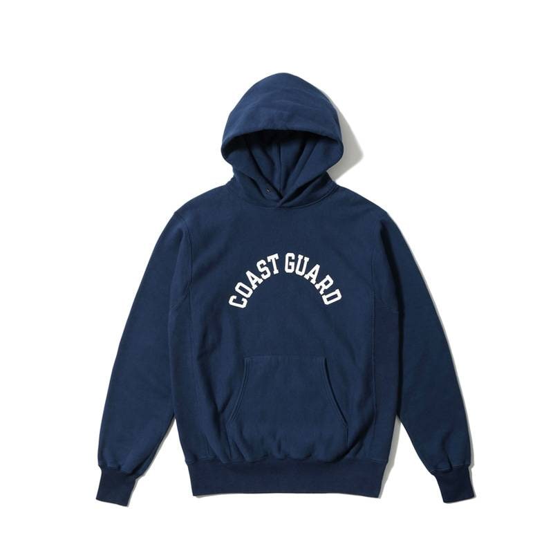 スウェットパーカ フーディー メンズ バズリクソンズ トップス トレーナー BUZZ RICKSON'S Lot No. BR69443 / HORIZONTAL KNITTING SWEAT PARKA “COAST GUARD”