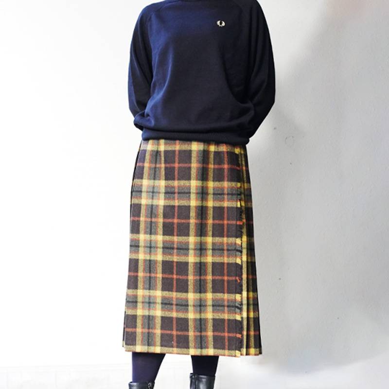 スカート オニールオブダブリン 巻きスカート キルト O’Neil of Dublin easy regular kilt 73cm【国内正規品】5073HT