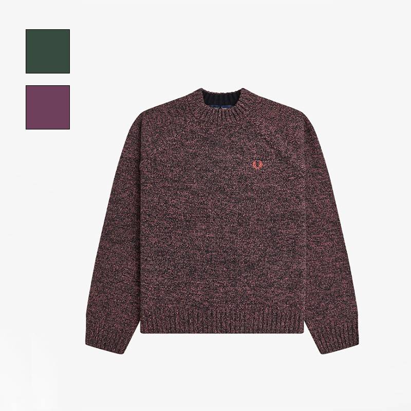 モックネックニット レディース セーター フレッドペリー TWISTED MARL MOCK NECK JUMPER【国内正規品】 FRED PERRY K1133