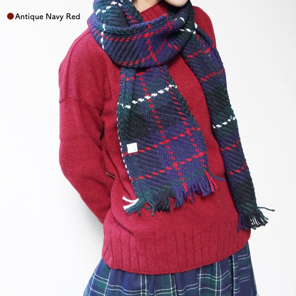 スカーフ マフラー タータンチェック  ジョンブラニガン John Branigan  Fringe Scarf【国内正規品】SCARF