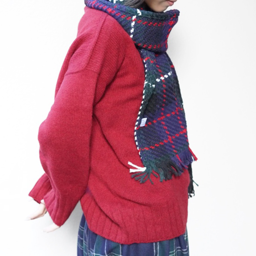 スカーフ マフラー タータンチェック  ジョンブラニガン John Branigan  Fringe Scarf【国内正規品】SCARF