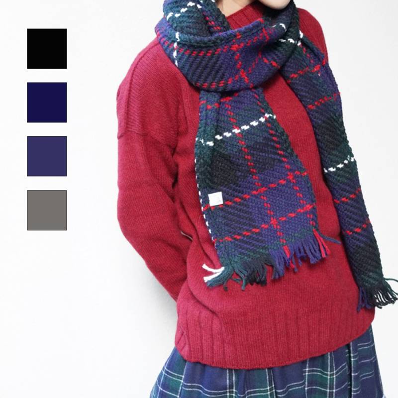 スカーフ マフラー タータンチェック ジョンブラニガン John Branigan Fringe Scarf【国内正規品】SCARF