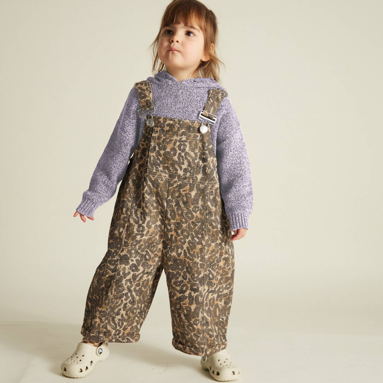 オーバーオール ダンガリー キッズ ベビー クロードアンドカンパニー Blythe Leopard Dungaree 1years-6years【国内正規品】Claude & Co