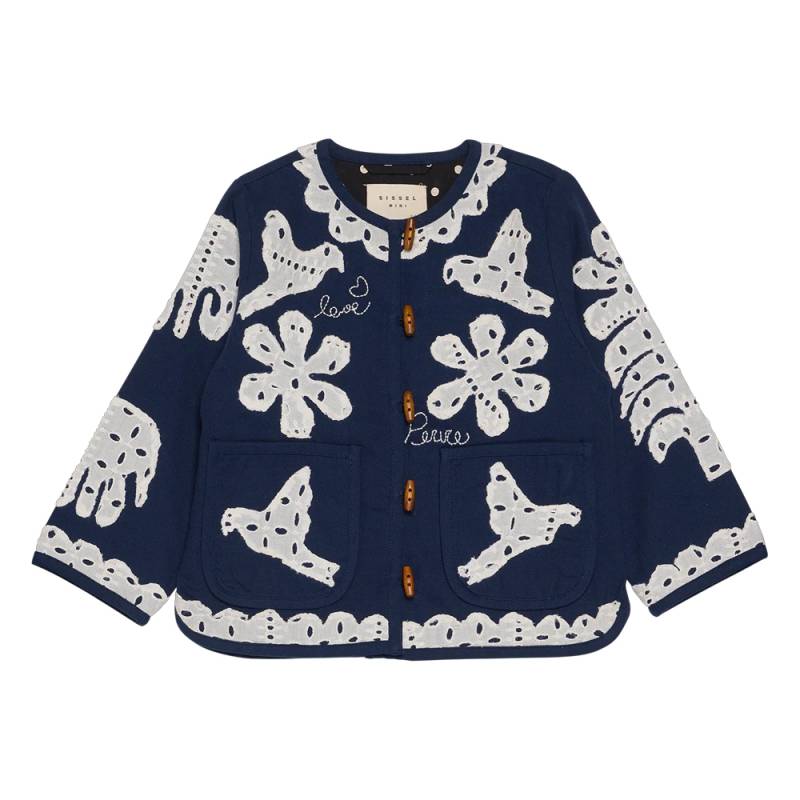 ジャケット キッズ ベビー Organic Cotton Ena MINI Jacket Navy Birds SISSEL EDELBO シセルエルボー シセルミニ 【国内正規品】