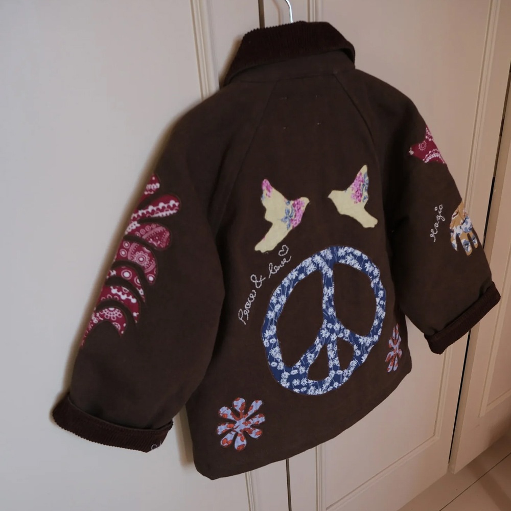 ジャケット キッズ ベビー Organic Cotton Brown Fudge Lillibeth MINI