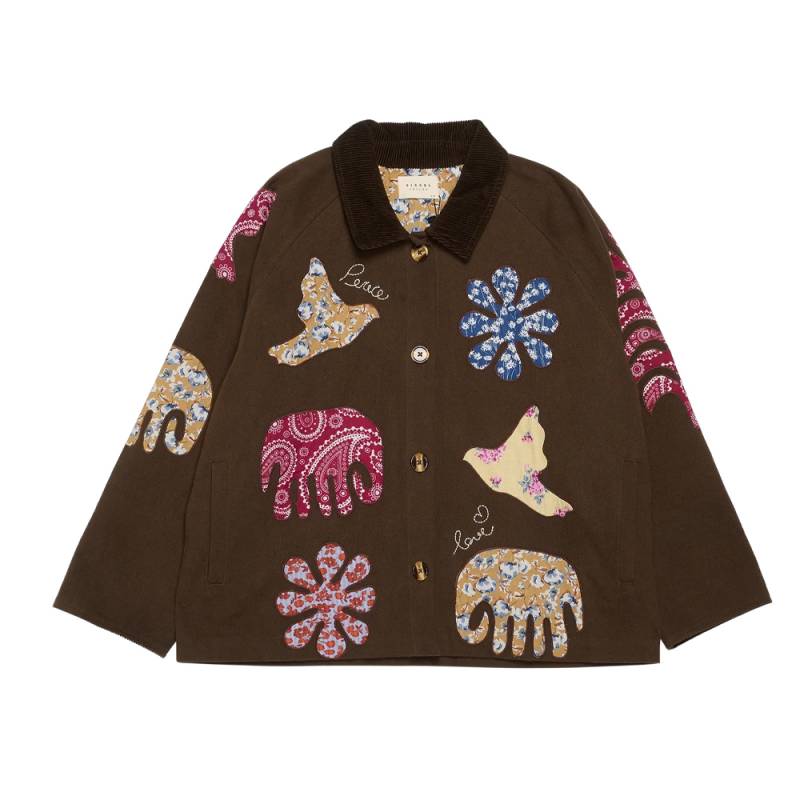 ジャケット キッズ ベビー Organic Cotton Brown Fudge Lillibeth MINI Jacket SISSEL EDELBO シセルエルボー シセルミニ 【国内正規品】