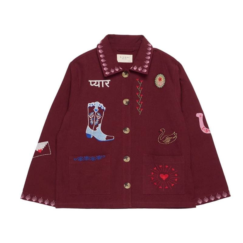 ジャケット キッズ ベビー My MINI Jacket Burgundy SISSEL EDELBO シセルエルボー シセルミニ 【国内正規品】