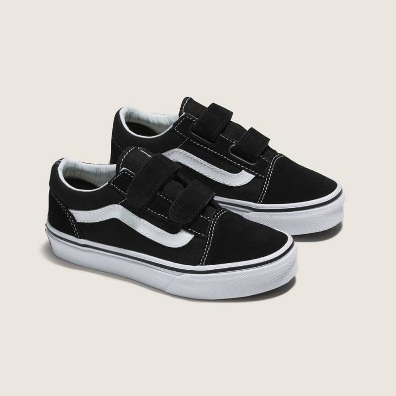 【26SS 予約】VANS UY OLD SKOOL V ヴァンズ スリッポン スニーカー ベルクロ キッズ 16-21cm 【国内正規品】VN000VHE6BT
