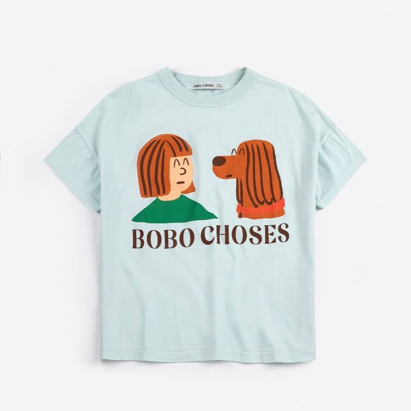 Tシャツ ベビー キッズ ボボ・ショーズ ドッグ Friends In A Pickle T-shirt【国内正規品】 Bobo Choses B126AC011