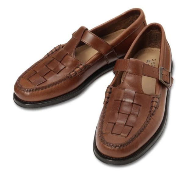 ローファー メンズ  ジーエイチバス BROWN LEATHER MID BROWN (LEATHER SOLE)  G.H.BASS 【国内正規品】BA11003