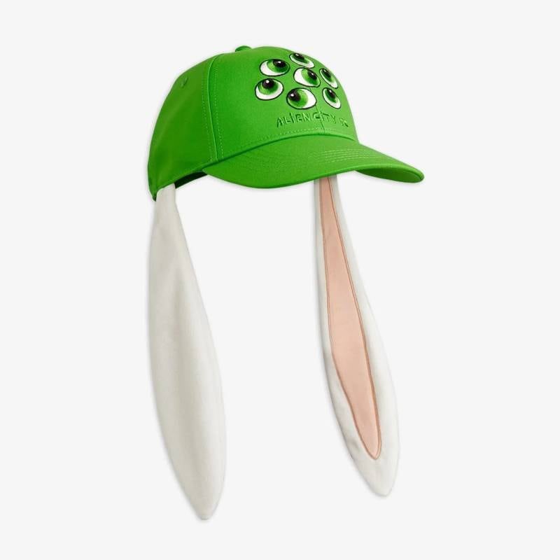 キャップ キッズ ベビー ミニロディーニ エイリアン ラビット ウサ耳 うさぎ ALIEN RABBIT EAR CAP【国内正規品】 mini rodini 
