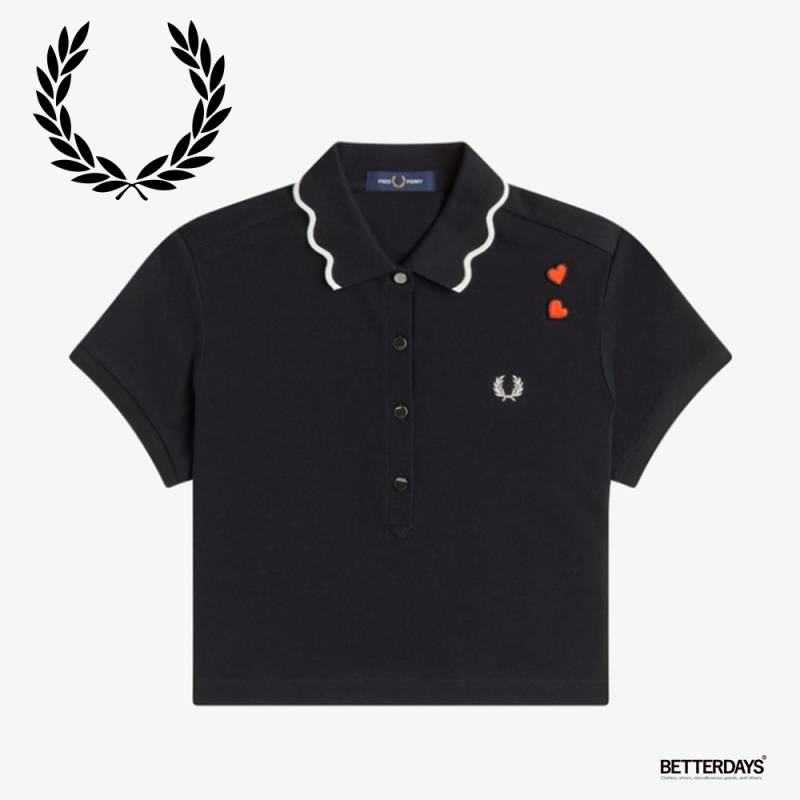 【26SS予約】フレッドペリー ポロシャツ レディース FRED PERRY AW-SCALLOPED TRIM POLO SHIRT SG2131 半袖 【国内正規品】 