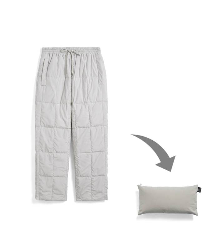 ルームダウンパンツ ユニセックス  超軽量 800FP リラックス   ベーシック  タイオン 体温  LIVING DOWN PANTS TAION-PT13BD