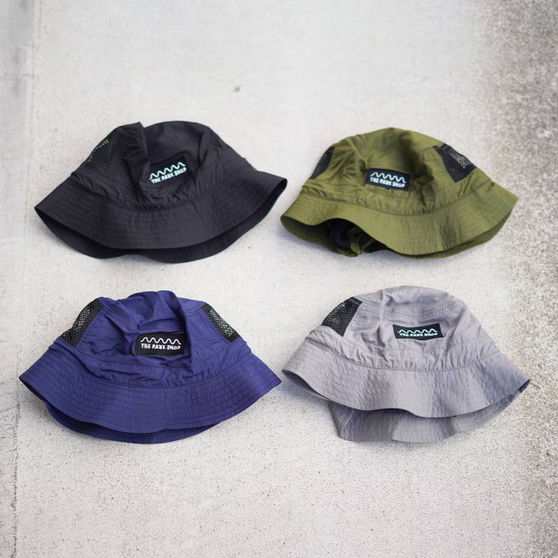バケットハット  キッズ 帽子 ザ・パークショップ WATERBOY HAT  メッシュ チンストラップ 日除け THE PARK SHOP 【国内正規品】 TPS-178