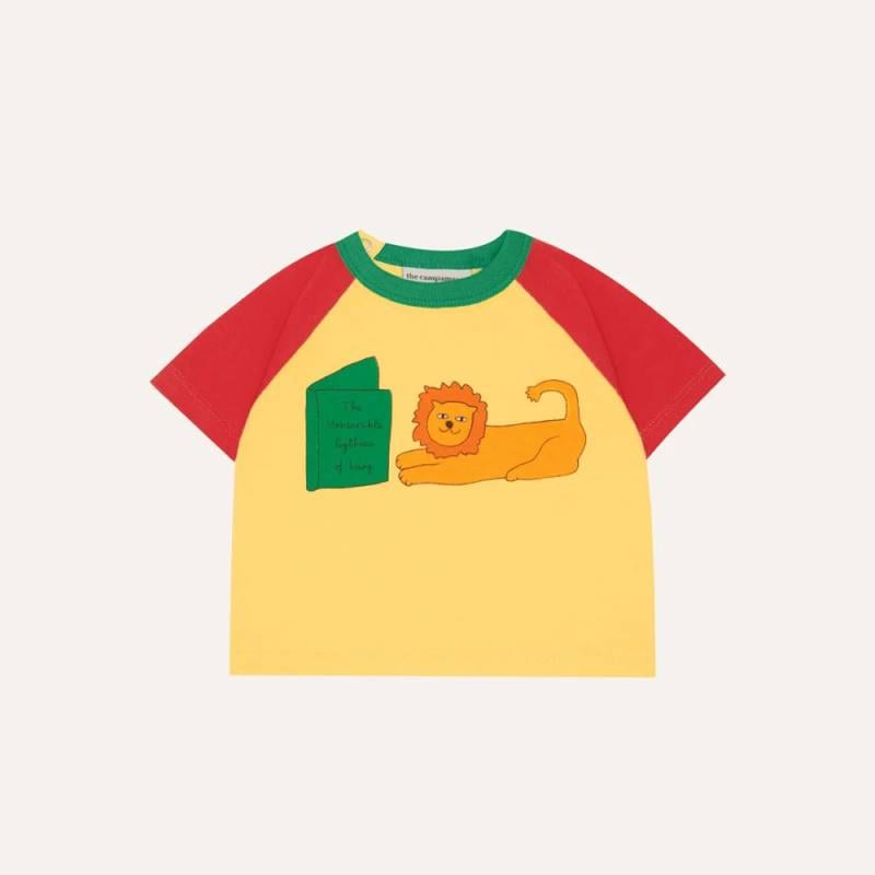 Tシャツ キッズ  ベビー ライオン ザ カンパメント Reading Lion Baby Tshirt【国内正規品】The Campamento TC-SS26-BABY-04