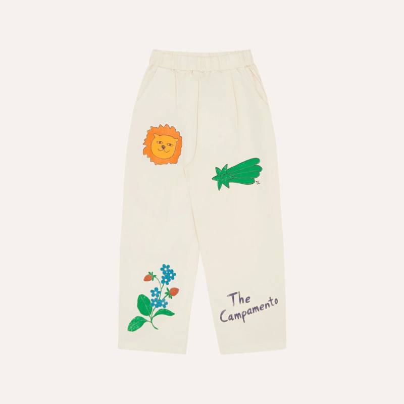 パンツ キッズ  ベビー ズボン トラウザーパンツ ライオン ザ カンパメント Drawings Ecru Trousers【国内正規品】The Campamento TC-SS26-68