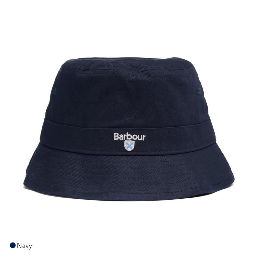 Barbour A115 バケットハット　英国製 リプルーフ済 バケットハット バブアー ユニセックス ロゴ Cascade Bucket Hat