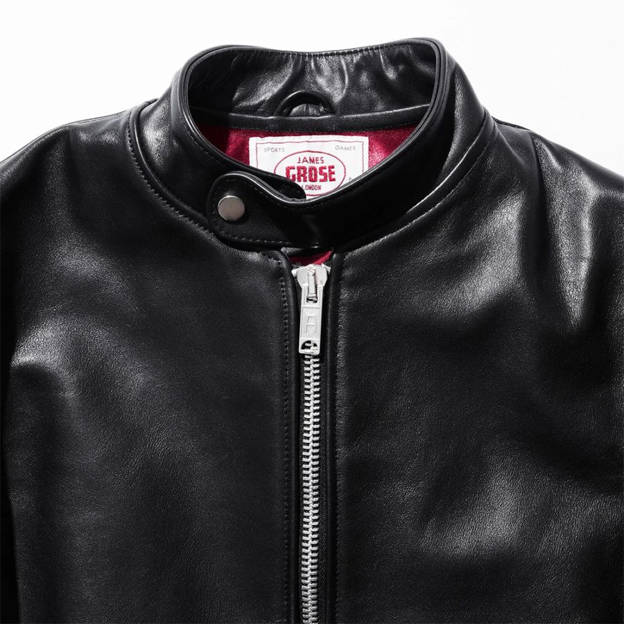 【26AW予約26年11月中旬ごろ入荷】DOVER JAMES GROSE HORSE LEATHER シングルライダース レザージャケット 革ジャン メンズ ドーバー ジェームスグロース  ホースレザー  馬革  【国内正規品】 