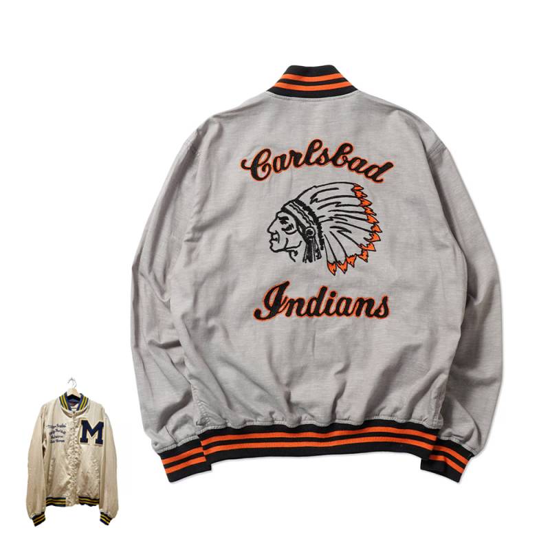 スタジャン メンズ ホワイツビル コットン ヴァーシティ ジャケット WHITESVILLE COTTON VARSITY JACKET WV15875