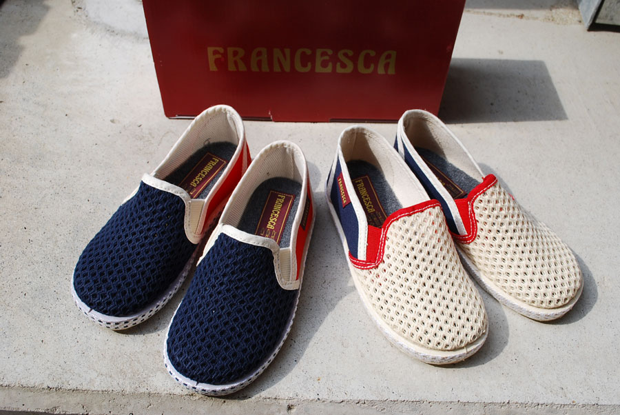 【アウトレット／50%OFF】スリッポン キッズ FRANCESCA フランチェスカ アルベローラ Francesca by Alberola スペイン メッシュ /ジュニア スニーカー 15-20cm